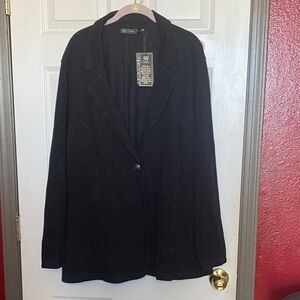 DG2 by Diane Gilman Classic Single Button Blazer